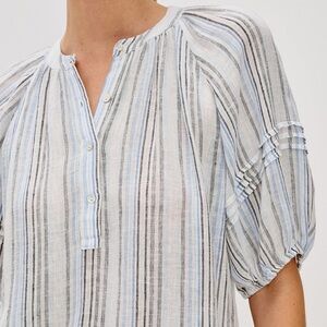 Rails Shoshanna Stripe Puff Sleeve Top